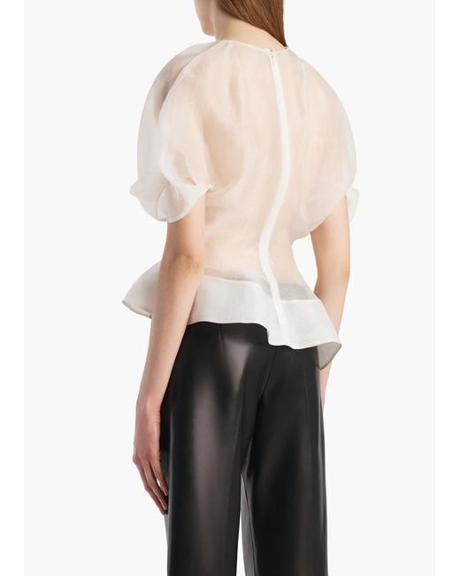 Khaite White Rumi Top