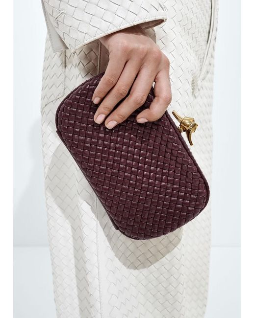 Bottega Veneta Purple Soft Knot