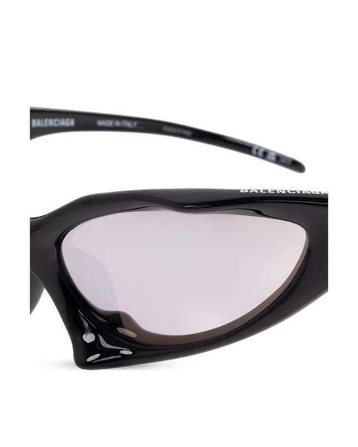 Balenciaga Runner Cat Sunglasses in Brown | Lyst UK