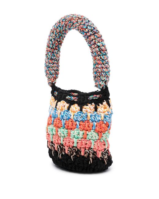 Alanui White Crochet Mini Bag