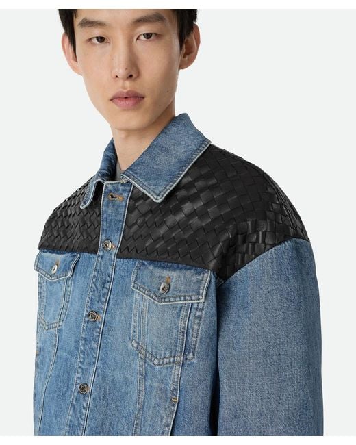 Bottega Veneta Blue Vintage Indigo Denim Jacket for men