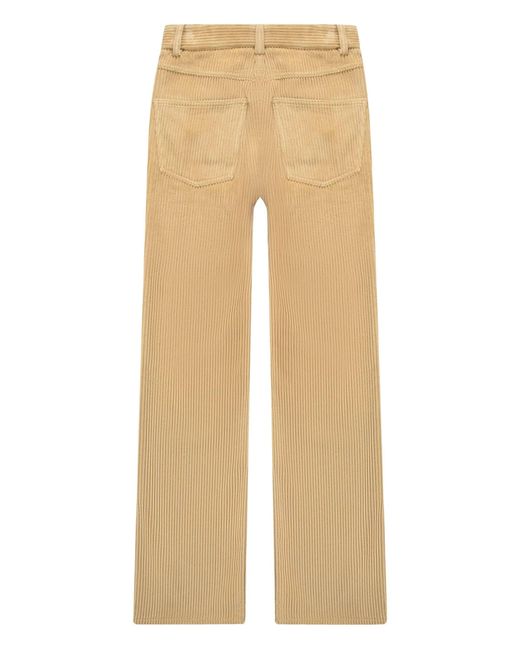 Bottega Veneta Natural Corduroy Cotton Trousers