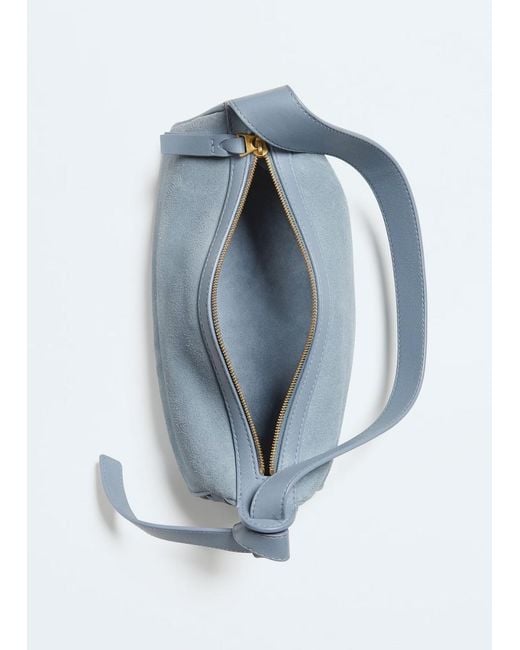 Bottega Veneta Blue Nodo Shoulder Bag
