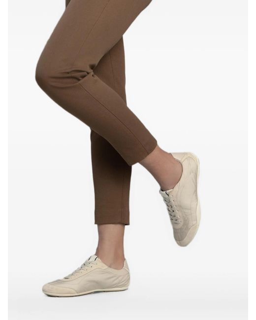 Brunello Cucinelli White Panelled Sneakers