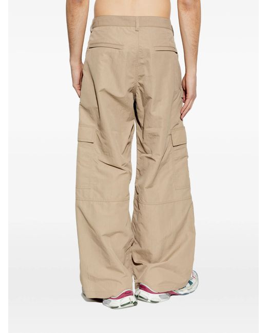 Balenciaga Natural Ripstop-texture Cargo Pants for men