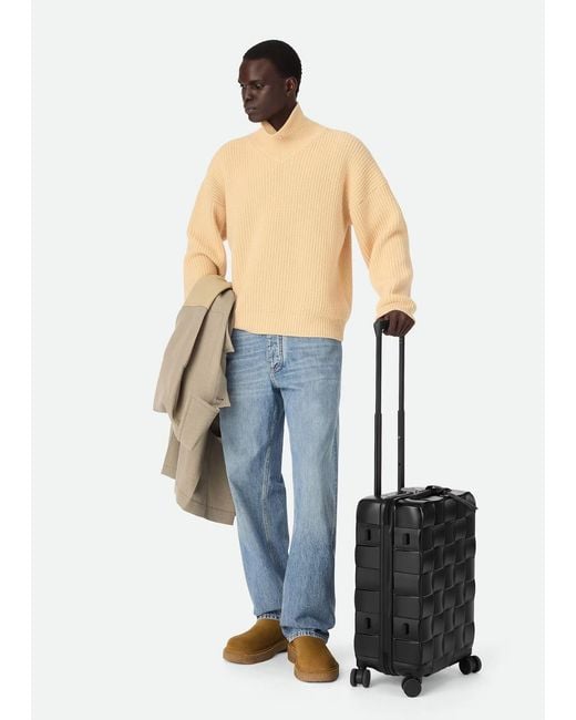 Bottega Veneta Black Odyssey Cabin Suitcase