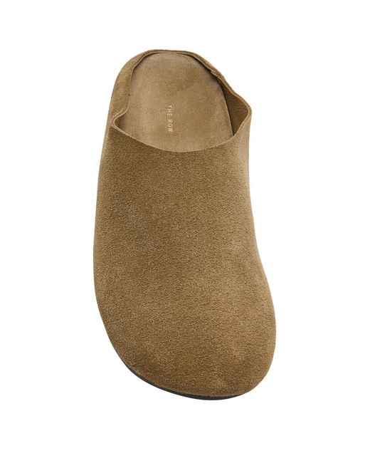 The Row Green Hudson Slide In Suede for men