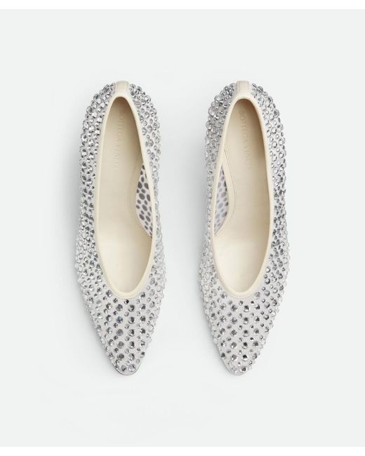 Bottega Veneta White Heeled Shoes "Sofia"