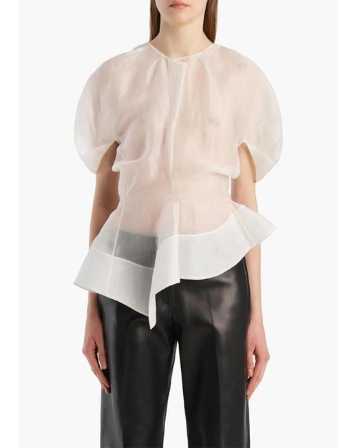 Khaite White Rumi Top