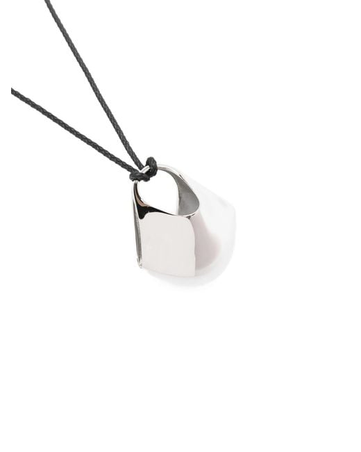 Khaite Metallic Medium Lotus Pendant Necklace
