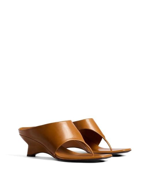 Khaite Brown Marlow Mules