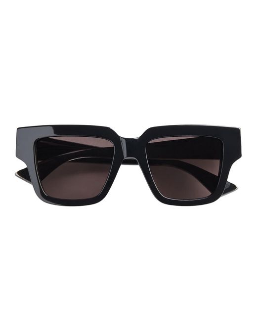 Bottega Veneta Black Tri-fold Square Sunglasses