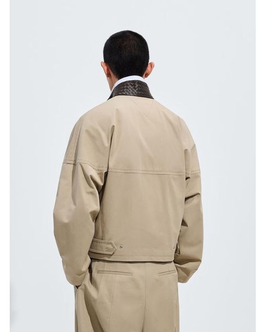 Bottega Veneta Natural Light Cotton Jacket for men