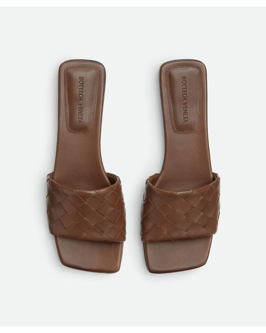 Bottega Veneta Brown Parco Flat Mule