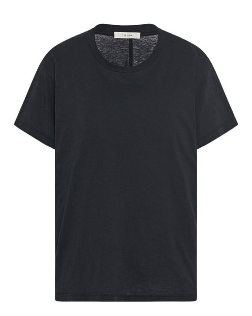 The Row Black Blaine Top In Cotton