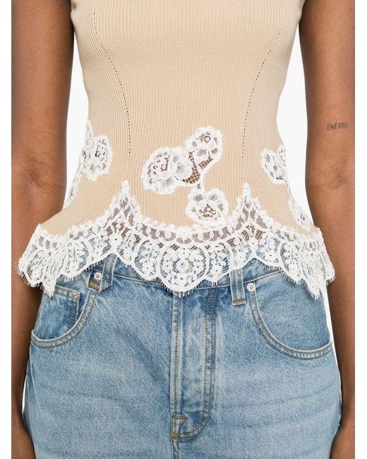 Ermanno Scervino White Lace Vest