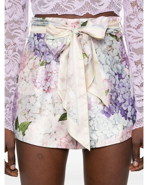 Zimmermann White Dawning Shorts