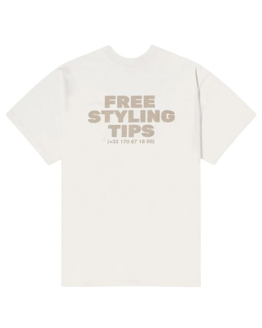 Balenciaga Styling Tips Double Front T Shirt In White For Men Lyst