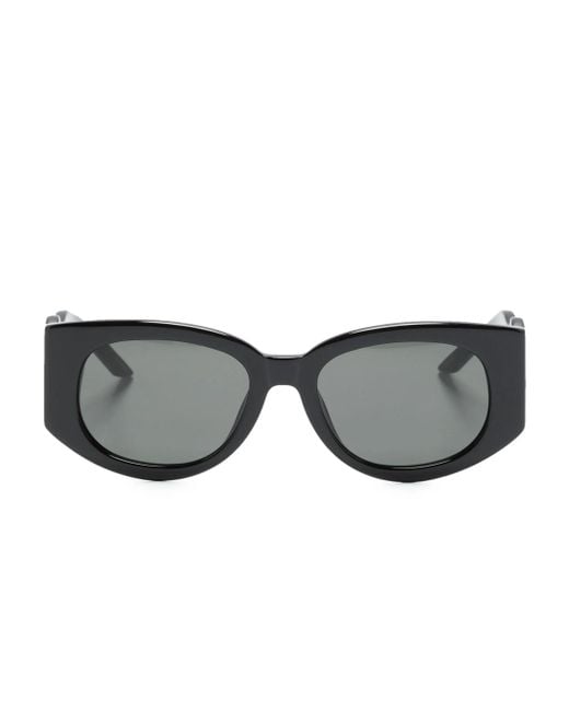 Casablanca Gray Memphis Rectangle-frame Sunglasses