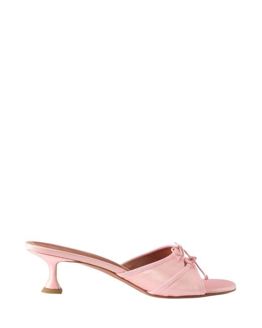 AMINA MUADDI Pink Eleonora Slippers