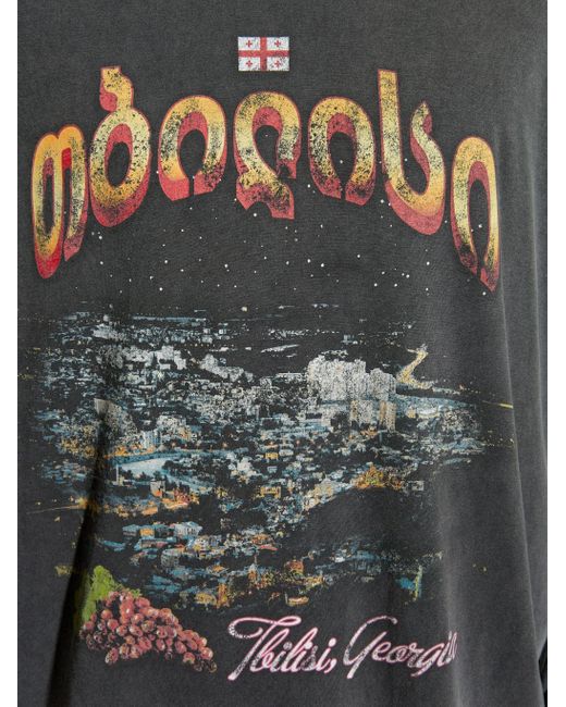 Balenciaga Gray Tbilisi T-shirt for men