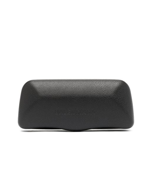Balenciaga Gray Led Frame Logo-Print Sunglasses