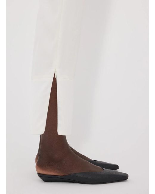 Loulou de Saison White Mahoney Straight Leg Pants
