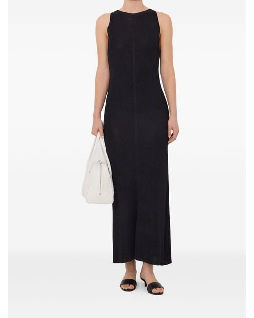Loulou de Saison Black Pablo Sleeveless Knitted Dress