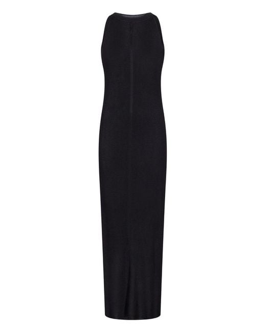 Loulou de Saison Black Pablo Sleeveless Knitted Dress