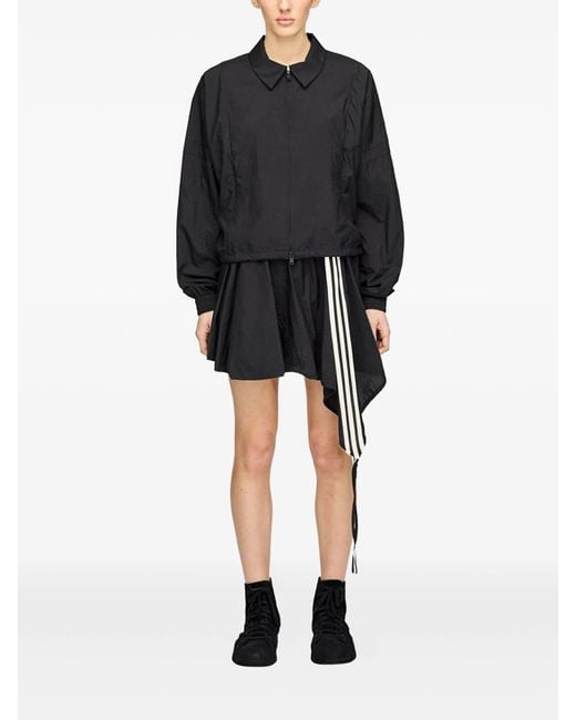 Y-3 Black Three-stripe Skort for men