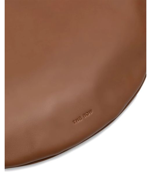 The Row Brown Small Izzy Zip Shoulder Bag