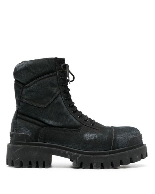 balenciaga Strike 20mm Boot Used Effect