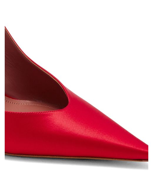 AMINA MUADDI Red 105mm Anok Heeled Pumps