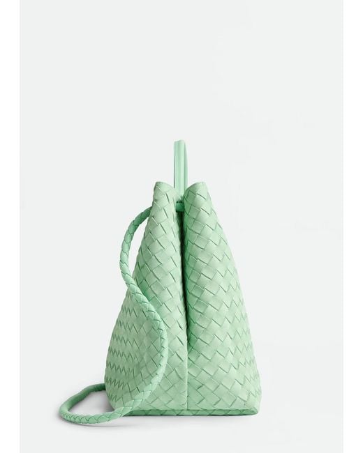 Bottega Veneta Green Large Andiamo Intrecciato Tote Bag
