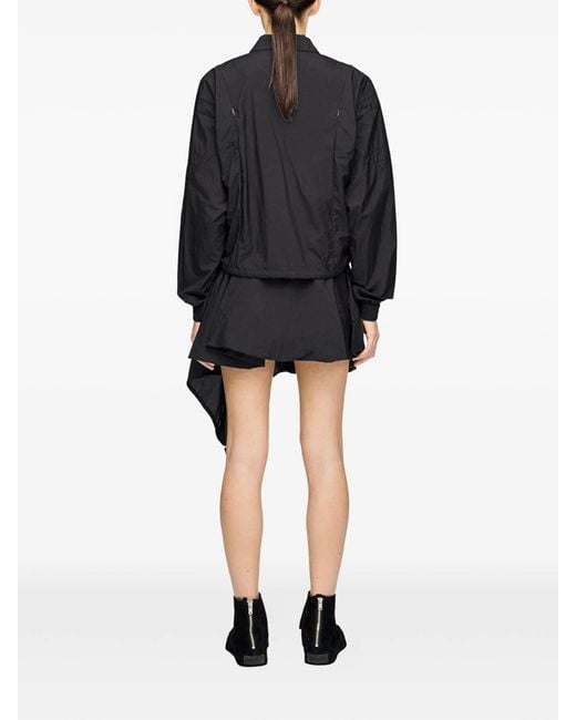 Y-3 Black Three-stripe Skort for men