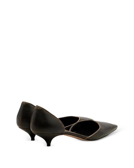 The Row Black Liisa Kitten D'orsay Pumps