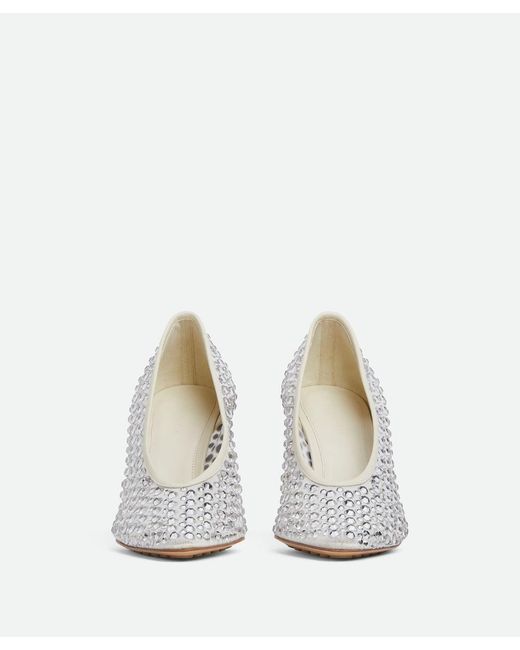 Bottega Veneta White Heeled Shoes "Sofia"