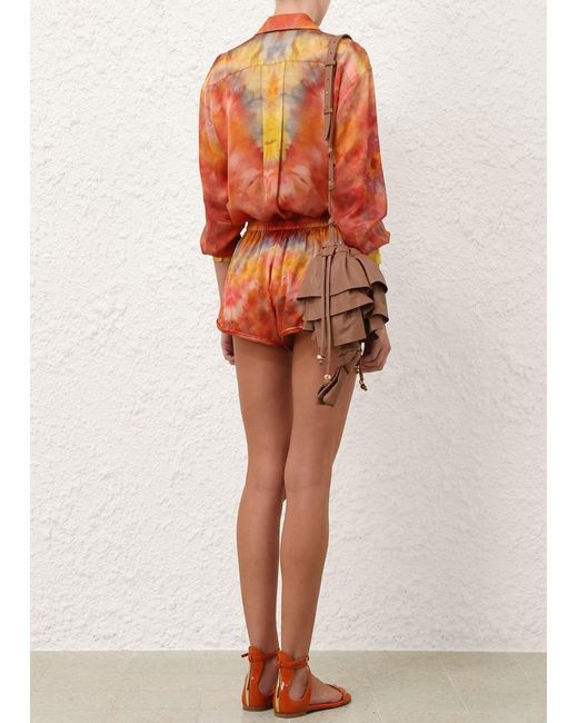 Zimmermann Orange Alchemy Relaxed Short