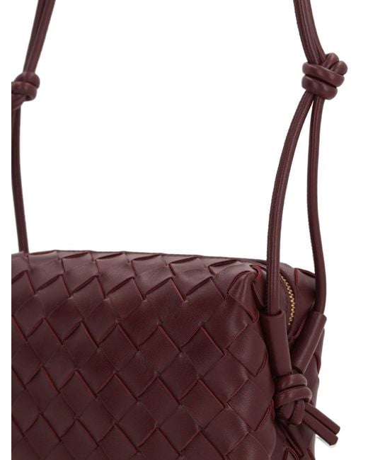 Bottega Veneta Purple Mini Loop Camera Adjustable-strap Cross Body Bag