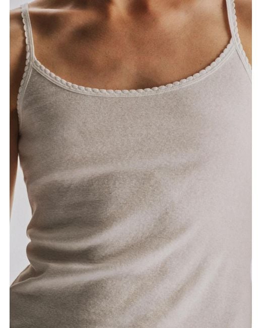 The Row White Denzel Tank Top