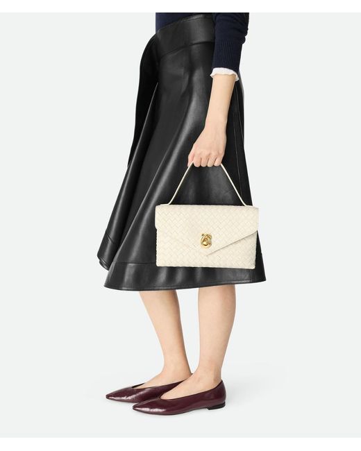 Bottega Veneta White Knot Lock