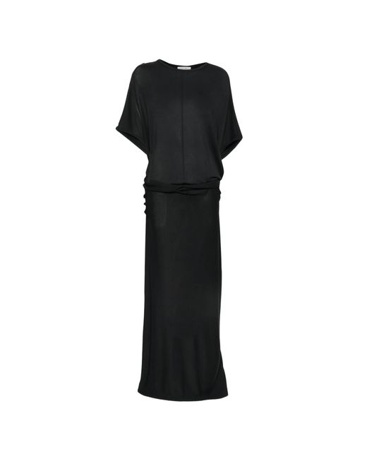 The Row Black Delyra Maxi Dress