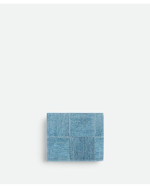 Bottega Veneta Blue Cassette Bi-fold Wallet for men