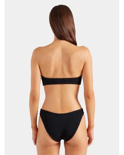 Hunza G Black Coverage Jean Bikini