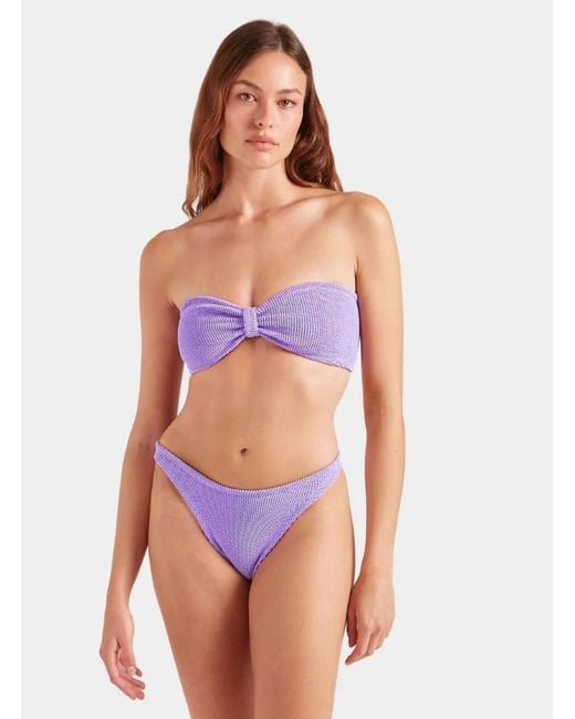 Hunza G Purple Jean Bikini