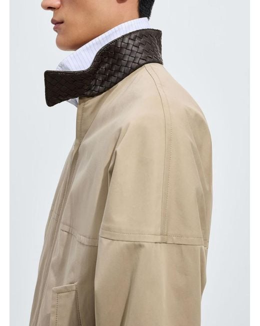 Bottega Veneta Natural Light Cotton Jacket for men