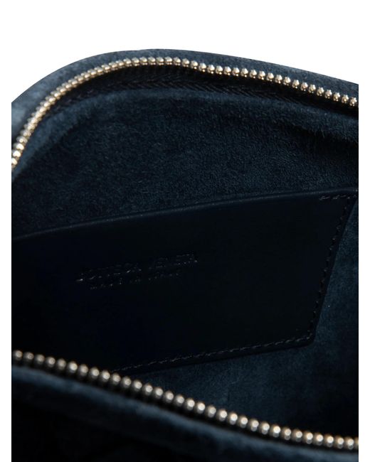 Bottega Veneta Blue Traveler Phone Leather Pouch for men