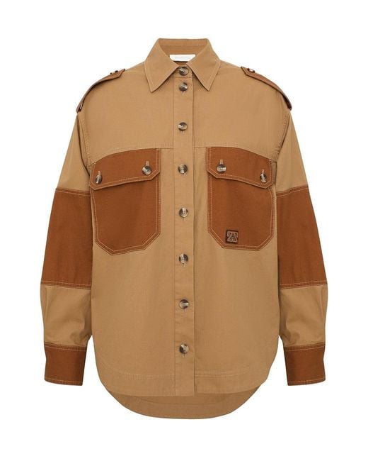 Zimmermann Brown Aster Shirt