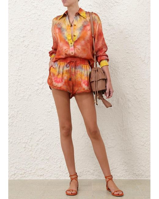 Zimmermann Orange Alchemy Relaxed Short