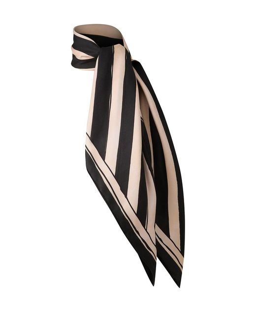 Zimmermann Black Printed Silk Square 90